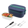 New Arrivals 1.5L Lunchbox 80W Portable Food Container 304 Stainless Steel Car Home 5 in 1 Electric Heating Lunch Box