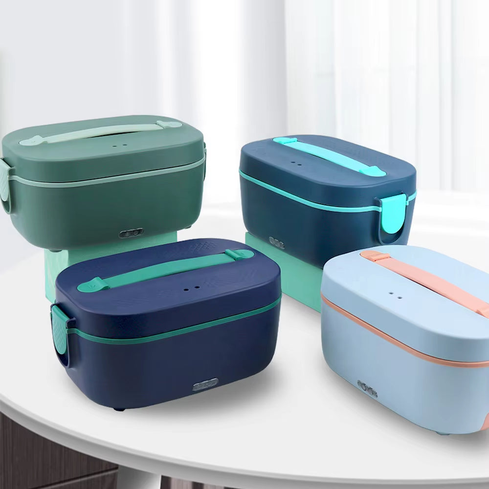 New Arrivals 1.5L Lunchbox 80W Portable Food Container 304 Stainless Steel Car Home 5 in 1 Electric Heating Lunch Box